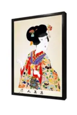 Japon Kadın | Kanvas Tablo | Cam Tablo | Mdf Tablo | B31035 - Görsel 4