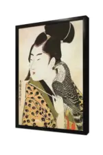 Japon Kadın | Kanvas Tablo | Cam Tablo | Mdf Tablo | B31036 - Görsel 4