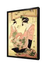 Japon Kadın | Kanvas Tablo | Cam Tablo | Mdf Tablo | B31039 - Görsel 4