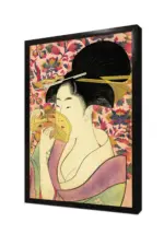 Japon Kadın | Kanvas Tablo | Cam Tablo | Mdf Tablo | B31042 - Görsel 4