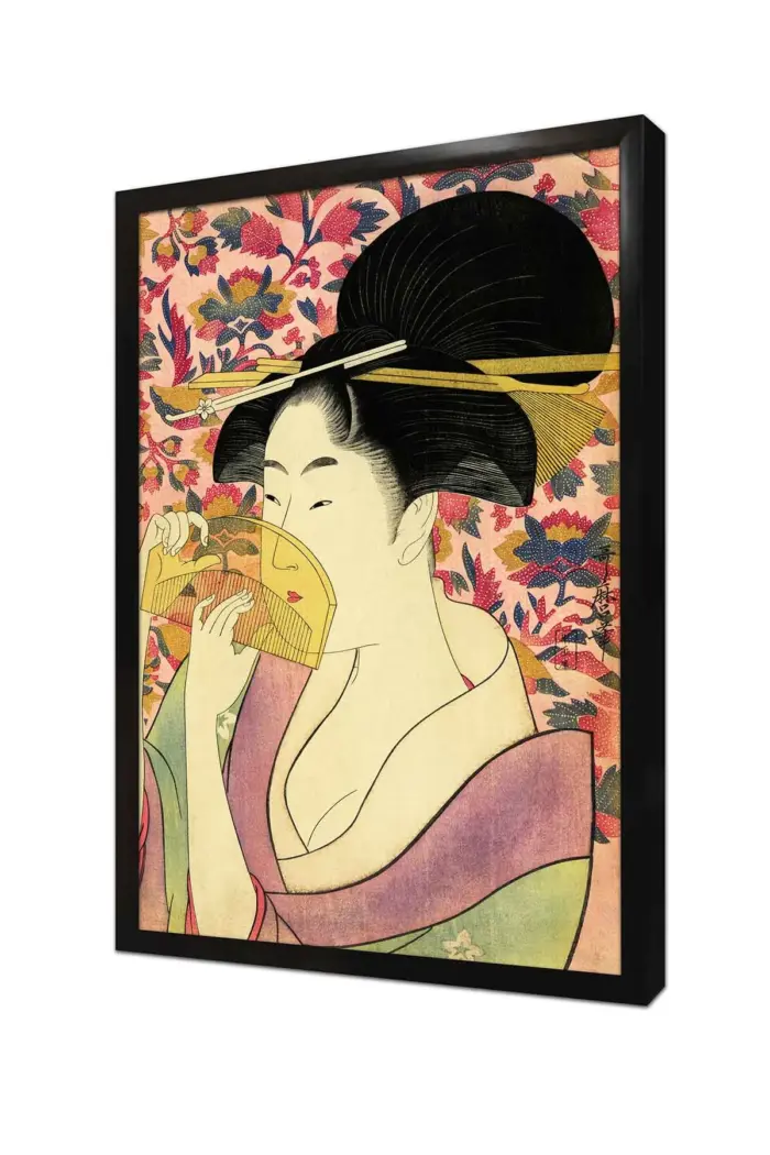 Japon Kadın | Kanvas Tablo | Cam Tablo | Mdf Tablo | B31042 - Görsel 4