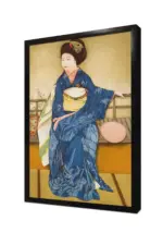 Japon Kadın | Kanvas Tablo | Cam Tablo | Mdf Tablo | B31052 - Görsel 4