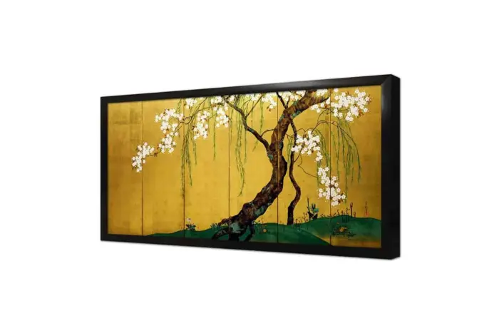 Beyaz Çiçekli Ağaç | Kanvas Tablo | Cam Tablo | Mdf Tablo | B31055 - Görsel 4