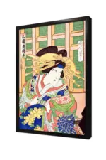 Japon Kadın | Kanvas Tablo | Cam Tablo | Mdf Tablo | B31060 - Görsel 4