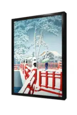 Ukiyo Da Kış | Kanvas Tablo | Cam Tablo | Mdf Tablo | B31063 - Görsel 4