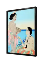 Japon Kadın | Kanvas Tablo | Cam Tablo | Mdf Tablo | B31069 - Görsel 4