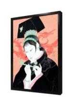 Japon Kadın | Kanvas Tablo | Cam Tablo | Mdf Tablo | B31072 - Görsel 4