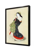 Japon Kadın | Kanvas Tablo | Cam Tablo | Mdf Tablo | B31076 - Görsel 4