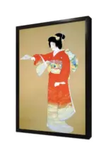 Japon Kadın | Kanvas Tablo | Cam Tablo | Mdf Tablo | B31077 - Görsel 4