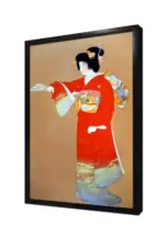 Japon Kadın | Kanvas Tablo | Cam Tablo | Mdf Tablo | B31093 - Görsel 4