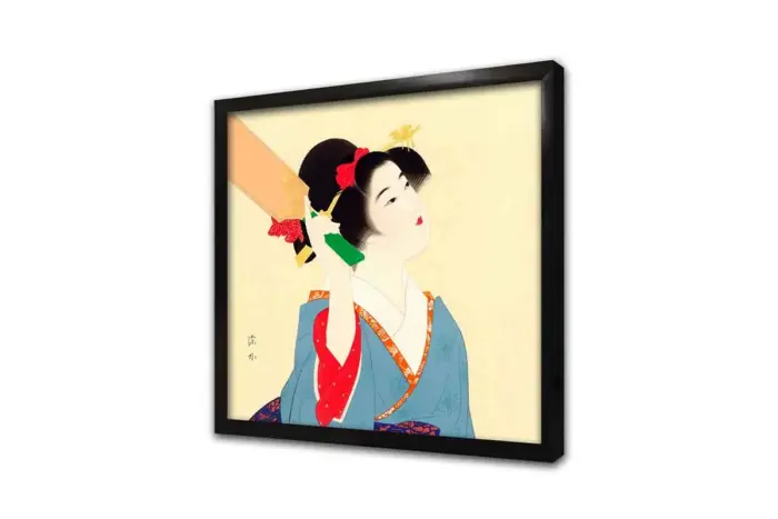 Japon Kadın | Kanvas Tablo | Cam Tablo | Mdf Tablo | B31095 - Görsel 4