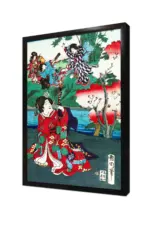 Japon Kadın | Kanvas Tablo | Cam Tablo | Mdf Tablo | B31099 - Görsel 4