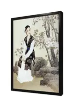 Japon Kadın | Kanvas Tablo | Cam Tablo | Mdf Tablo | B31103 - Görsel 4