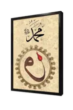 Vavlı Muhammed Lafzı | Kanvas Tablo | Cam Tablo | Mdf Tablo | B32020 - Görsel 4