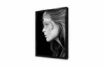 Maskeli Kadın | Kanvas Tablo | Cam Tablo | Mdf Tablo | B33004 - Görsel 4