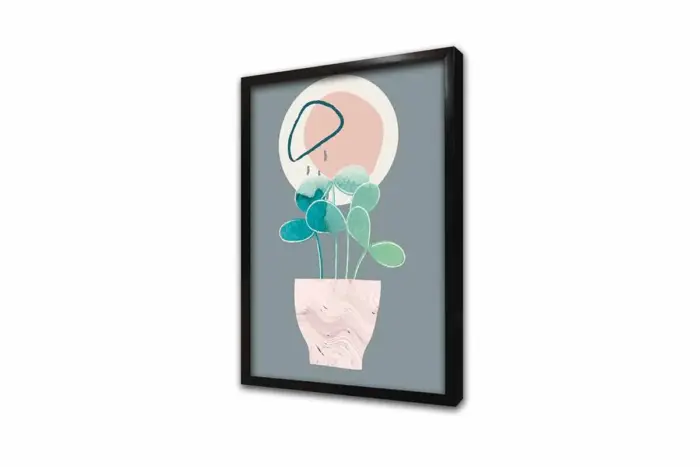 Line Art Çiçek Iv | Kanvas Tablo | Cam Tablo | Mdf Tablo | B33019 - Görsel 4