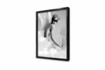 Siyah Beyaz Melek | Kanvas Tablo | Cam Tablo | Mdf Tablo | B33032 - Görsel 4