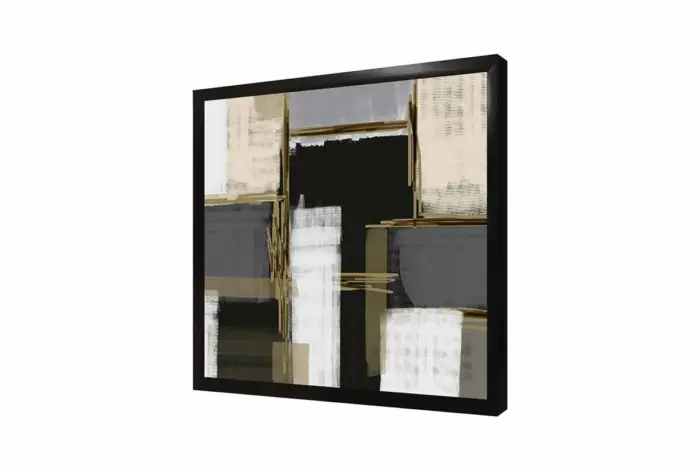 Gri Yeşil Soyut | Kanvas Tablo | Cam Tablo | Mdf Tablo | B33044 - Görsel 4