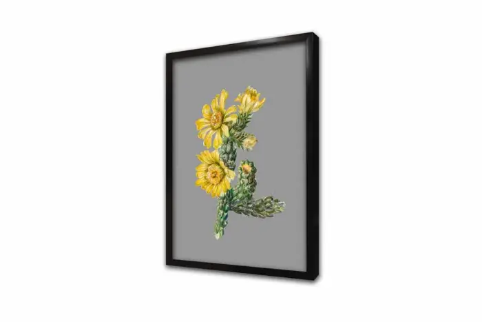 Gri Zemin Sarı Çiçekler Üçlü Kanvas Tablo | Cam Tablo | Mdf Tablo Seti | B33146 - Görsel 14