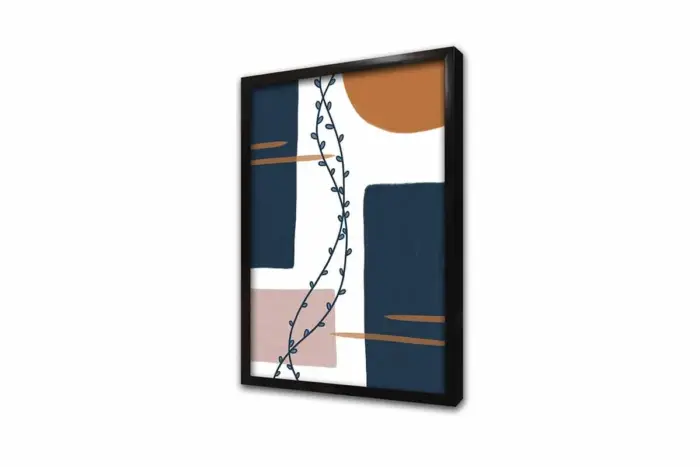 Sarmaşık Ve Modern Desenler | Kanvas Tablo | Cam Tablo | Mdf Tablo | B33176 - Görsel 4