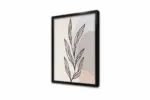 Line Art Yaprak | Kanvas Tablo | Cam Tablo | Mdf Tablo | B33189 - Görsel 4