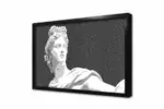 Modern Siyah Beyaz Heykel | Kanvas Tablo | Cam Tablo | Mdf Tablo | B33196 - Görsel 4