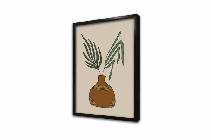 Modern Sulu Boya Çiçek | Kanvas Tablo | Cam Tablo | Mdf Tablo | B33242 - Görsel 4