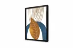 Modern Desenler Ve Yaprak İkili Kanvas Tablo | Cam Tablo | Mdf Tablo Seti | B33249 - Görsel 11