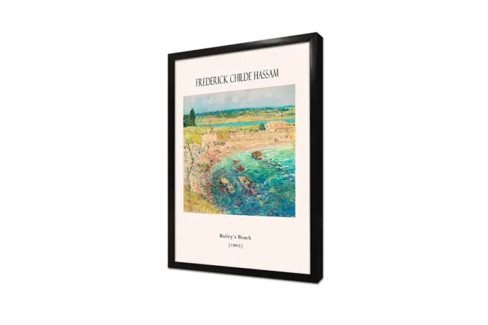 Frederick Childe Hassam Manzara Eserleri Üçlü Kanvas Tablo | Cam Tablo | Mdf Tablo Seti | B33368 - Görsel 13