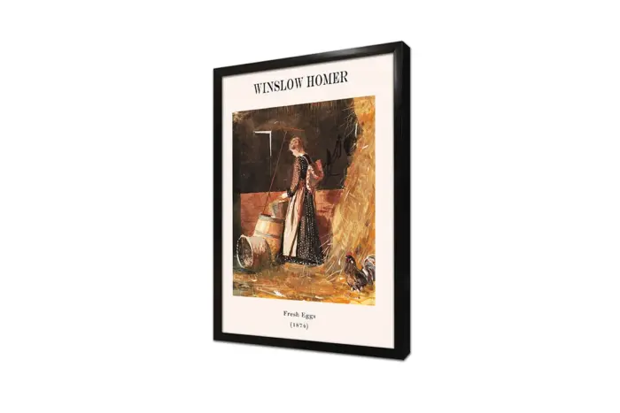Winslow Homer Çiftlik Kızları Üçlü Kanvas Tablo | Cam Tablo | Mdf Tablo Seti | B33369 - Görsel 13