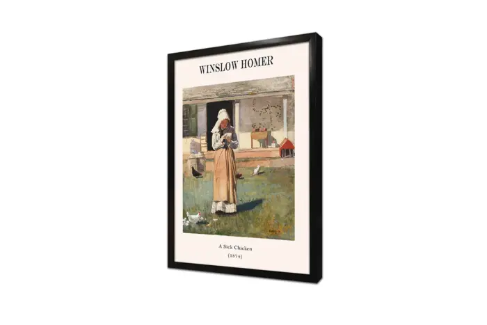 Winslow Homer Çiftlik Kızları Üçlü Kanvas Tablo | Cam Tablo | Mdf Tablo Seti | B33369 - Görsel 14