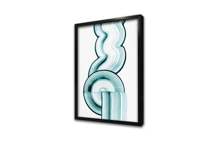 Soyut Desenler İkili Kanvas Tablo | Cam Tablo | Mdf Tablo Seti | B33403 - Görsel 9