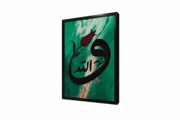Lale Ve Vav | Kanvas Tablo | Cam Tablo | Mdf Tablo | B34013 - Görsel 4